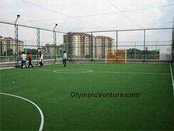 1 rooftop outdoor futsal court for Canon, KL