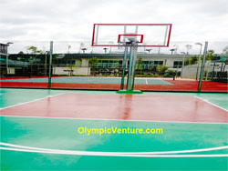 Another View of Installed Half Basketball Court at Tropicana Bay Residences, Penang