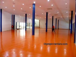 another view of 2 Olymflex Heavy-Duty Gym floor for Dato' Lee Chong Wei Arena / Sports Arena Sentosa, Old Klang Road