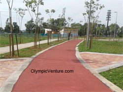 Rubberised Jogging Track Walkway Taman Peremba Alor Setar