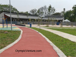 Another View of Rubberised Jogging Track Walkway Taman Peremba Alor Setar