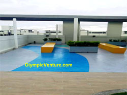 World City Condominium Epoxy Painting at Rooftop - Another View