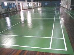 Badminton Rubberized Floor Courts for Penang Buddhist Association