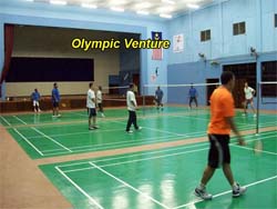 Belia dan Sukan Pulau Pinang's 3 Olymflex rubberized badminton courts.