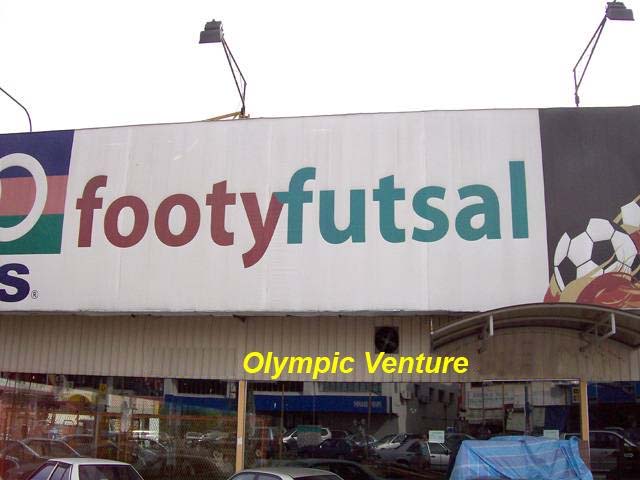 Another futsal client, Footy Futsal.