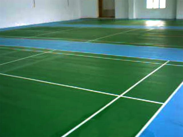 3 badminton courts using Olymflex Rubberized Floor for Kepong Sentral Condominium