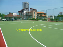 Another View of 1 Basketball Court at Pelita School, Penang.