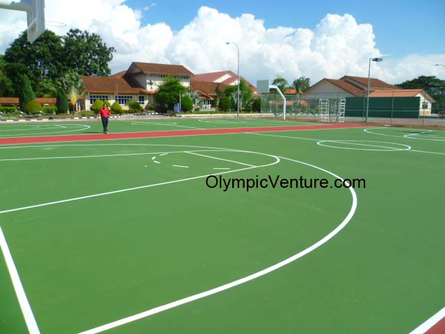 2 basketball courts for Polyteknik Seberang Perai in Permatang Pauh, Seberang Jaya