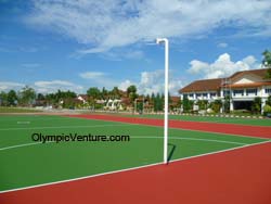 Another view 2 netball courts for Polyteknik Seberang Perai in Permatang Pauh, Seberang Jaya.