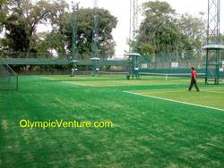 4 synthetic turf tennis court for Royal Lake Club