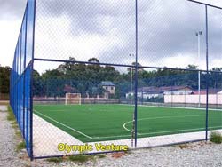 Tasek Gelugor community centre's 1 outdoor synthetic turf futsal court.