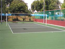 Volleyball court in University Islam.