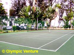 No. 1 persiaran gurney condominium's 1 tennis court, another view