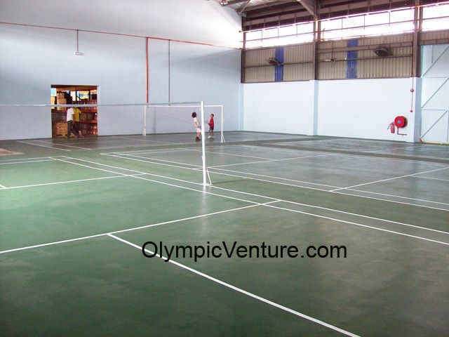 4 Badminton Courts using Olymflex Rubberized Floor in Old Klang Road.