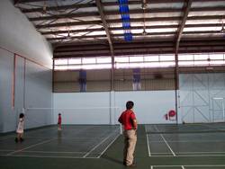 4 Olymflex Rubberized Badminton Courts