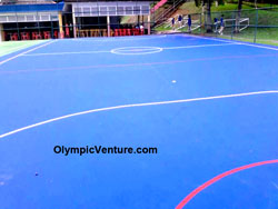 2 futsal courts at Beaconhouse Sri Lethia School.