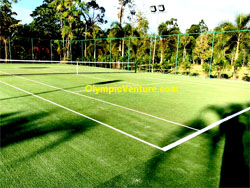 New Synthetic Turf for Datai Golf and Country Club's 2 Tennis Courts