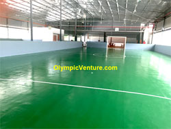 Installed 5 Futsal Pitches for Eco Sports World, Johor Bahru