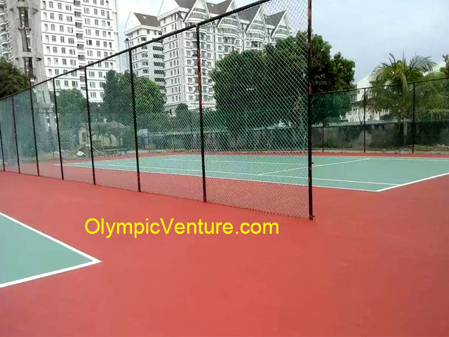 another view of two tennis courts for Kampong Kastam Bagan Jermal Penang