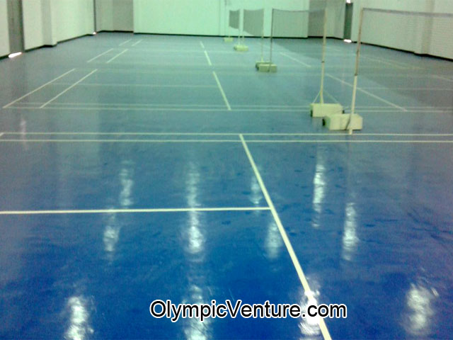 6 badminton courts for Semenyih Tenby School, Kuala Lumpur