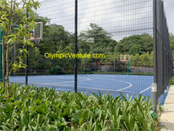 Windows-on-the-Park, Cheras, Basketball Court with Fence Installed