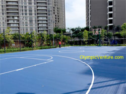 Windows-on-the-Park, Cheras, Basketball Court with Fence Installed