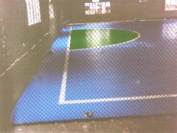 Futsal courts using Venture's Blue and Green Rubberized floor in Pahang