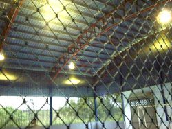 futsal netting set up in permatang pauh