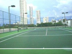 gurney park tennis courts side view