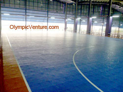 3 modular interlocking Techtiles for 3 futsal courts in Old Klang Road