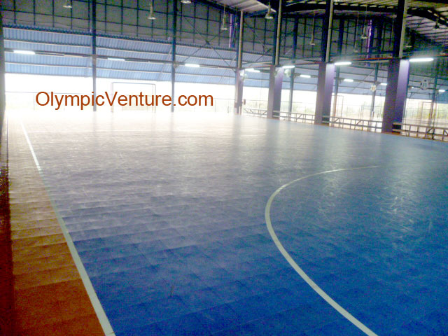 Modular Interlocking Techtiles for 3 futsal courts in Old Klang Road, Kuala Lumpur.