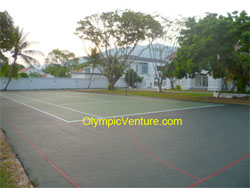 Another View of Penang Japanese School 1 Hard Tennis Court.