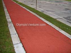 Another View of Jit Sin Chinese School's long jump rubberized running track