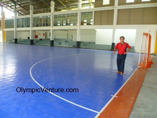 Kuala Lumpur Football Club interlocking tiles FIFA size futsal court