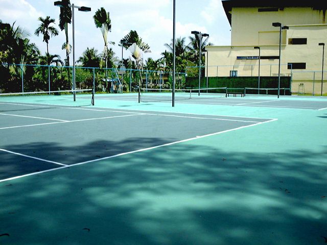 Opposite View of 3 Tennis Courts for a Club in Taman Melawati, KL