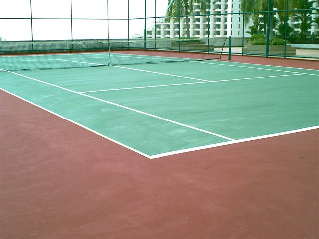 one tennis court for Miami Green condominium