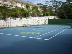 another view of 2 tennis hard courts for OUM, KL