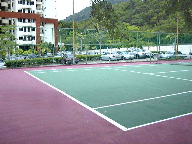 Hill View Tennis Court of a Condominium in Penang