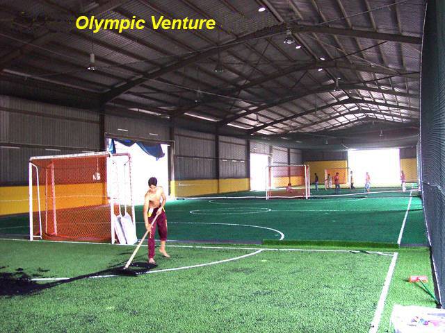 Pusat Futsal Purnama using Tiger Turf with netting