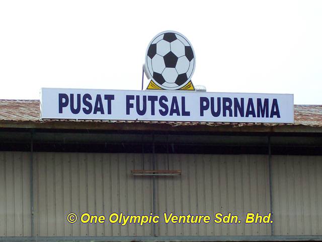 Pusat Futsal Purnama using Tiger Turf synthetic turf.