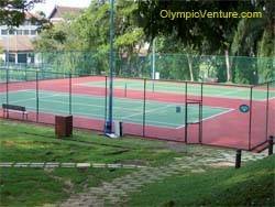 another view of 2 tennis hard courts for Saujana Golf and Country Club