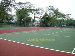 2 tennis hard courts