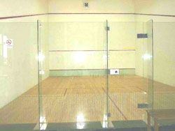 squash courts glass door ellis pearson