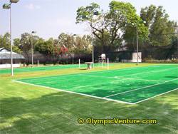 Two synthetic turf tennis courts for Kedah's Sungai Petani Club.