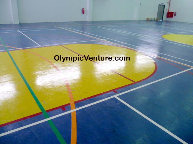 Olymflex Rubberized Multi-purpose Hall for Tenby International School, Penang