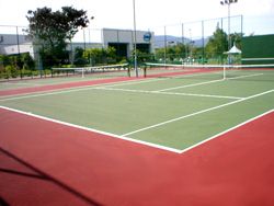 Two Tennis courts for Penang Intel.