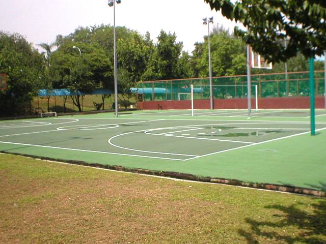 Basketball court in University Islam